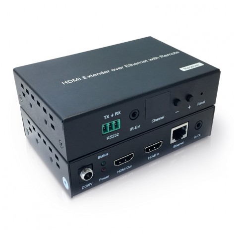 PT-IPAV-E2 - передача HDMI сигнала по локальной сети до 120м